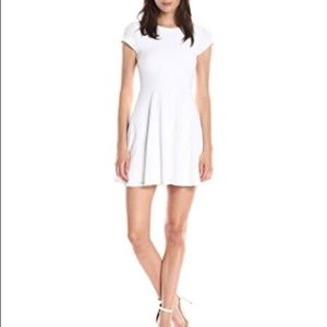 Eight Sixty White Eyelet Scoop Back Dress Size S